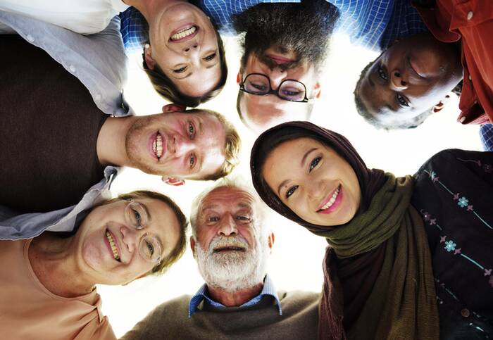 faces of different generations
